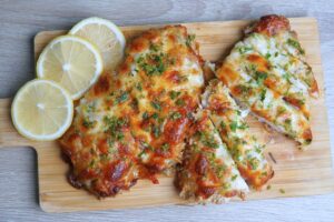 air fryer parmesan crusted chicken cutlet