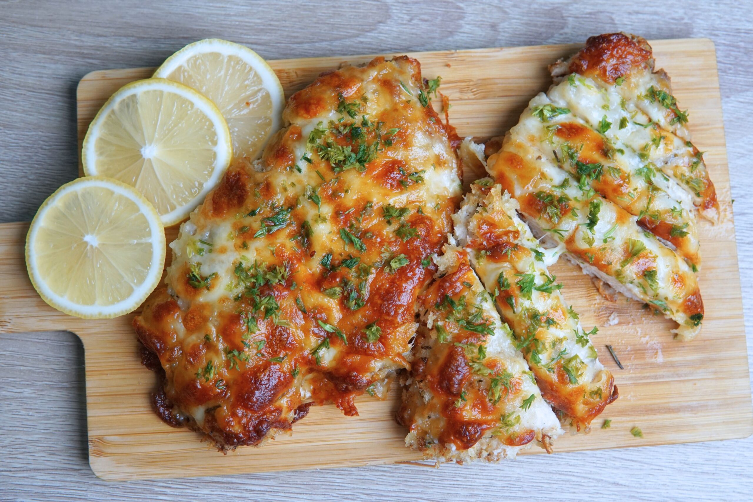 air fryer parmesan crusted chicken cutlet