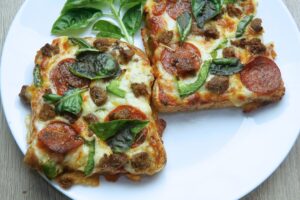 air fryer pizza toast