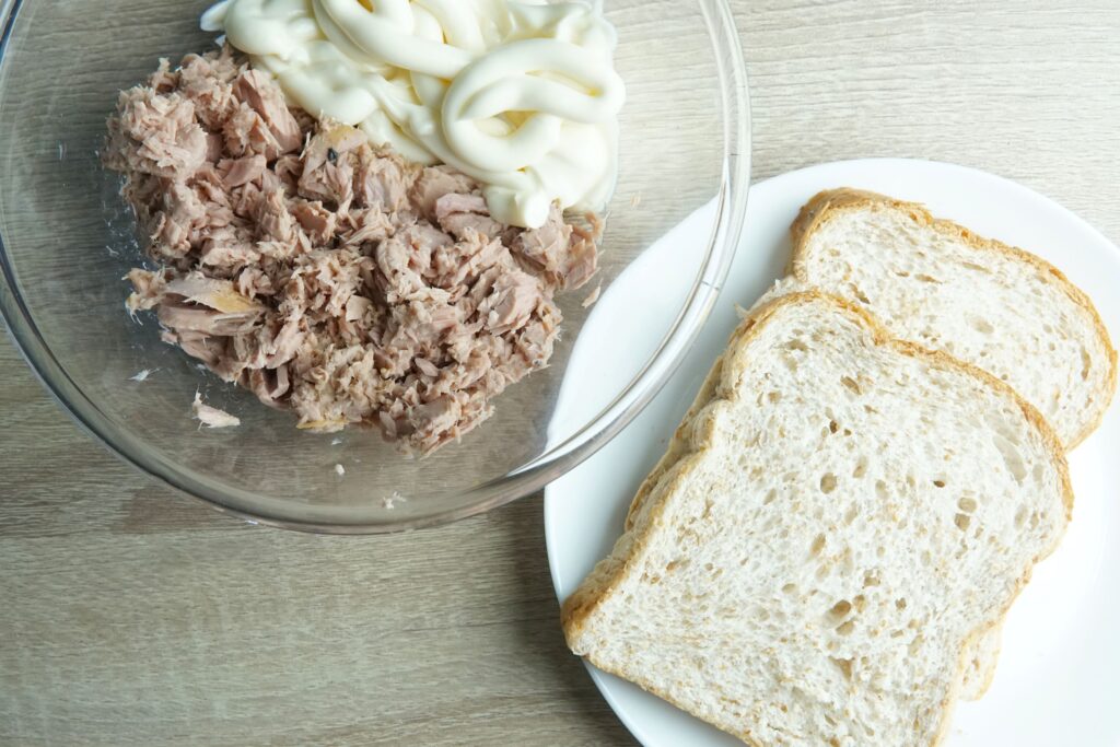 air fryer tuna melt sandwich
