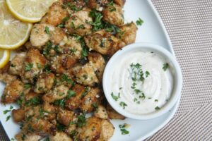 Garlic Parmesan Chicken Bites