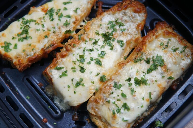 The Best Air Fryer Cheesy Garlic Bread Recipe