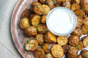 air fryer roasted baby potatoes