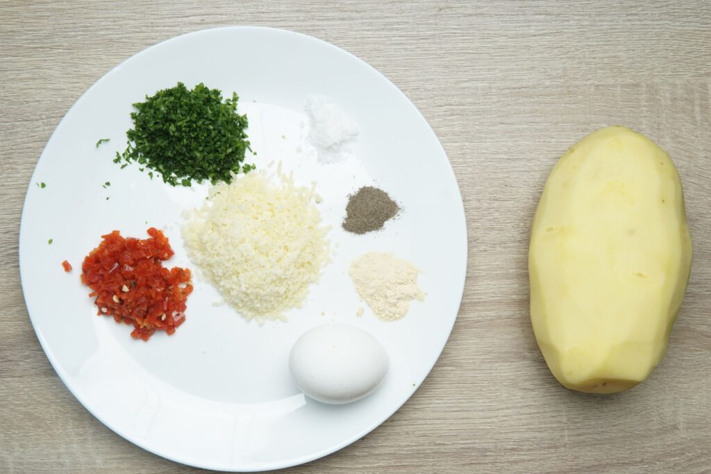 air fryer stuffed potato croquettes ingredients