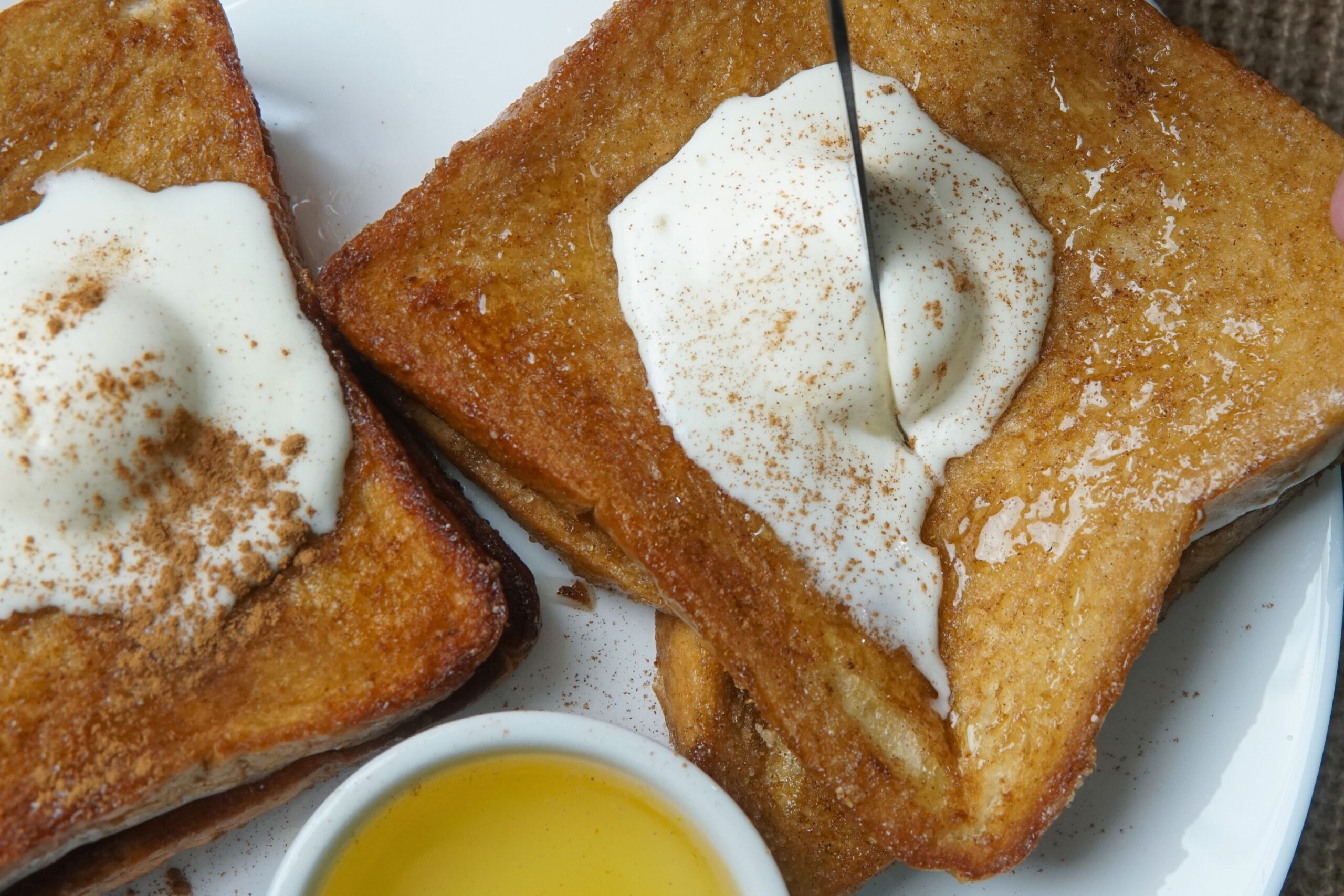 air fryer honey butter toast