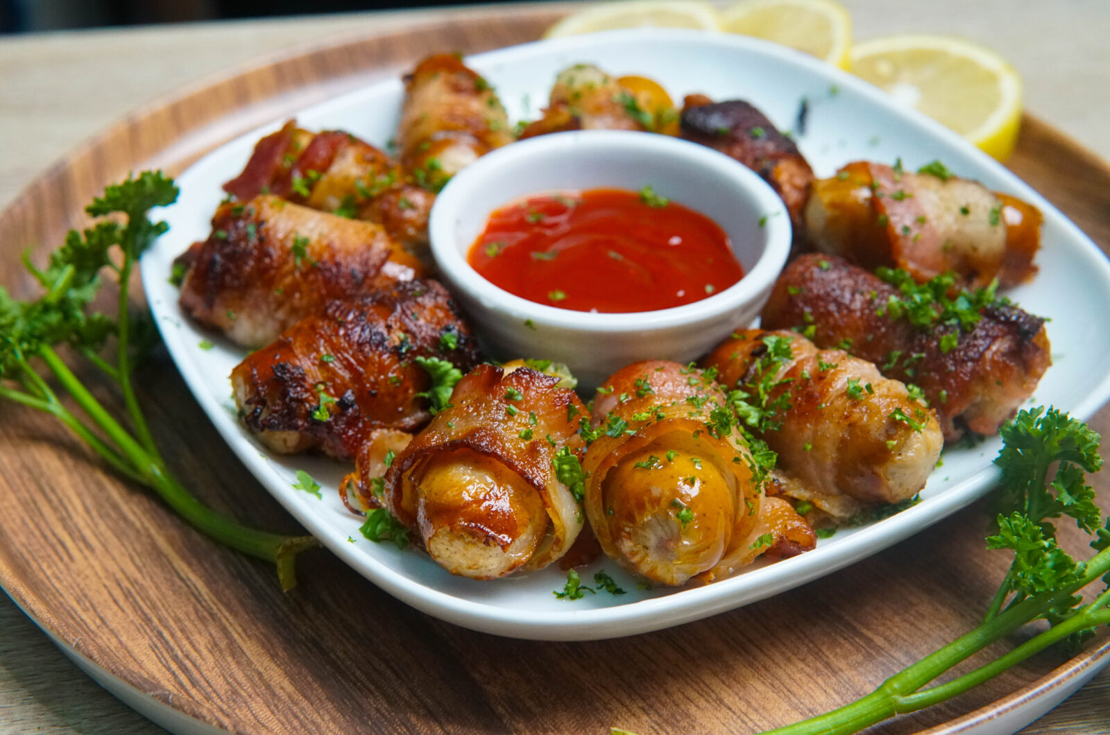 How to Make Air Fryer Bacon Pigs in a Blanket 